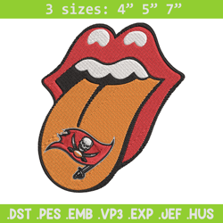 tampa bay buccaneers tongue embroidery design, tampa bay buccaneers embroidery, nfl embroidery, logo sport embroidery.