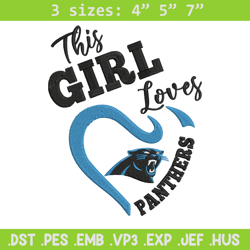 this girl loves carolina panthers embroidery design, carolina panthers embroidery, nfl embroidery, logo sport embroidery