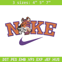 tiger x nike embroidery design, cartoon embroidery, nike design, embroidery file, embroidery shirt, digital download