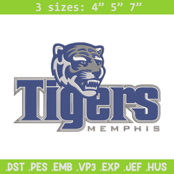 tigers memphis logo embroidery design, ncaa embroidery, sport embroidery,logo sport embroidery,embroidery design