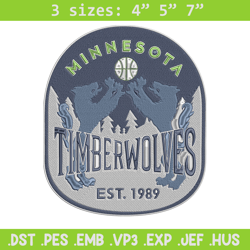 timberwolves design embroidery design, nba embroidery, sport embroidery, embroidery design, logo sport embroidery