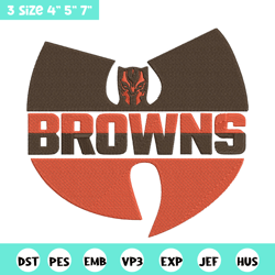 cleveland browns black panther embroidery design, browns embroidery, nfl embroidery, sport embroidery, embroidery design