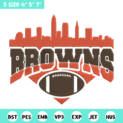 cleveland browns city embroidery design, browns embroidery, nfl embroidery, logo sport embroidery, embroidery design.