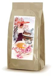 black rose tea, with cherry and peach "wild cherry" 100gr