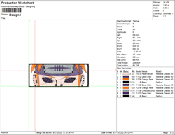 PAIN2 Embroidery, Machine Embroidered Digital Design Files, Embroidery File, Ten Embroidery