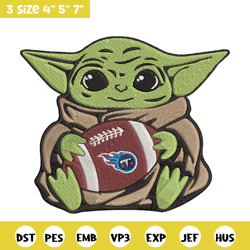 baby yoda tennessee titans embroidery design, titans embroidery, nfl embroidery, sport embroidery, embroidery design.