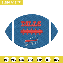 ball buffalo bills embroidery design, buffalo bills embroidery, nfl embroidery, sport embroidery, embroidery design.