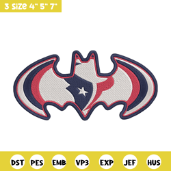 batman symbol houston texans embroidery design, texans embroidery, nfl embroidery, sport embroidery, embroidery design.