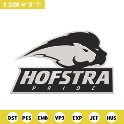 hofstra university logo embroidery design, ncaa embroidery,sport embroidery, embroidery design,logo sport embroidery
