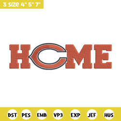 home chicago bears embroidery design, chicago bears embroidery, nfl embroidery, sport embroidery, embroidery design.