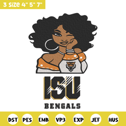 idaho state bengals girl embroidery design, ncaa embroidery, embroidery design, logo sport embroidery,sport embroidery