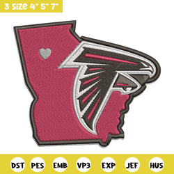 atlanta falcons embroidery design, atlanta falcons embroidery, nfl embroidery, logo sport embroidery, embroidery design.