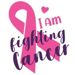i am fighting cancer svg, breast cancer svg, breast cancer awareness svg, cancer ribbon svg, file for cricut