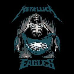 metallica philadelphia eagles svg, skeleton svg, nfl svg, sport svg, football svg, digital download