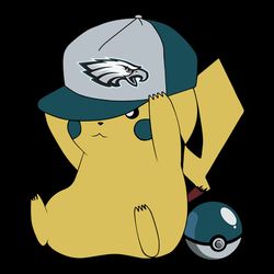 pikachu fan philadelphia eagles svg, nfl svg, sport svg, football svg, digital download