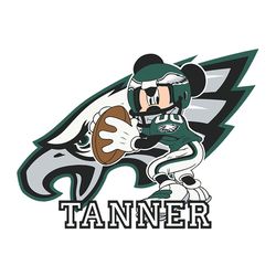 mickey mouse tanner philadelphia eagles svg, nfl svg, sport svg, football svg, instant download