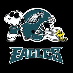 philadelphia eagles snoopy and woodstock svg, nfl svg, sport svg, football svg, digital download