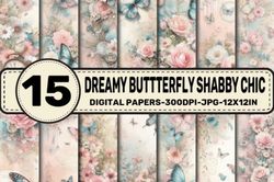dreamy butterfly shabby chic