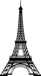 eiffel tower svg | eiffel tower clipart | eiffel tower cut file for cricut | eiffel tower file svg digital download