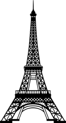 eiffel tower svg | eiffel tower clipart | eiffel tower cut file for cricut | eiffel tower file svg | digital download