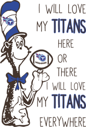 i will love my titans here or there i will love my titans everywhere svg, tennessee titans svg, dr. seuss svg, nfl svg