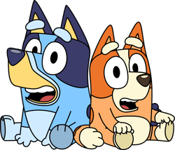 bluey and bingo svg, bluey heeler svg, bluey dog svg, cartoon dog svg, bluey character svg, digital download (3)