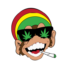 cannabis funny monkey svg, cannabis svg, cannabis clipart, weed svg, marijuana svg, weed leaf svg, digital download