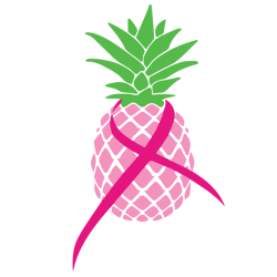 pineapple pink ribbon svg, breast cancer svg, cancer awareness svg, cancer survivor svg, instant download