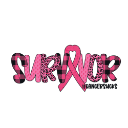 survivor cancer sucks svg, breast cancer svg, cancer awareness svg, cancer survivor svg, instant download