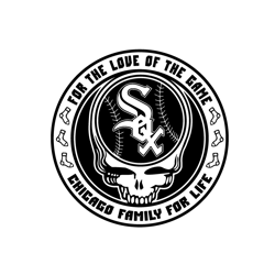 chicago white sox shirt svg, family for life white sox baseball vector, gift for mlb svg diy craft svg file for cricut