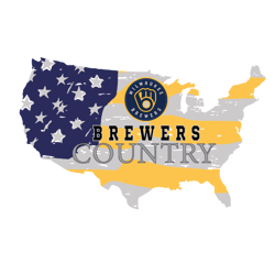 milwaukee brewers usa country flag svg, milwaukee brewers logo svg, mlb svg, baseball svg, sport svg, instant download