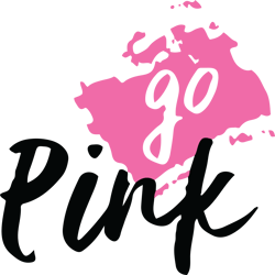 go pink svg, breast cancer svg, breast cancer awareness svg, cancer ribbon svg, file for cricut, for silhouette