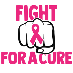 fight for a cure svg, breast cancer svg, breast cancer awareness svg, cancer ribbon svg, file for cricut, for silhouette