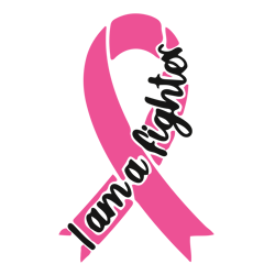 i am a fighter svg, breast cancer svg, breast cancer awareness svg, cancer ribbon svg, file for cricut, for silhouette