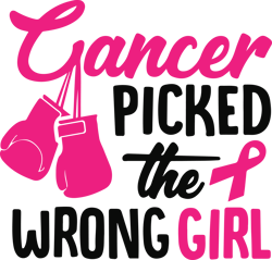 cancer picked the wrong girl svg, breast cancer svg, breast cancer awareness svg, cancer ribbon svg, file for cricut (2)