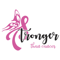 stronger than cancer svg, breast cancer svg, breast cancer awareness svg, cancer ribbon svg, file for cricut