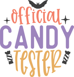 official candy tester svg, halloween round sign svg, autumn svg, halloween shirt svg, digital download