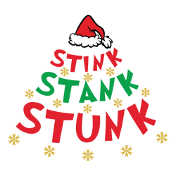 santa hat stink stank stunk svg, grinch christmas svg, christmas svg, grinchmas svg, the grinch svg, digital download