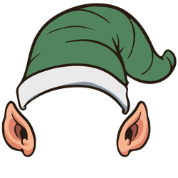 elf hat svg, elf svg, christmas svg, elf svg file, elf ears santa hat svg, elf hat png, christmas svg files, cricut