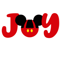 joy mickey mouse head svg, disney christmas svg, mickey mouse christmas svg, joy logo, digital download