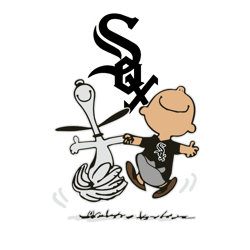 snoopy and charlie brown happy white sox baseball vector, chicago white sox shirt svg, gift for mlb svg diy craft svg