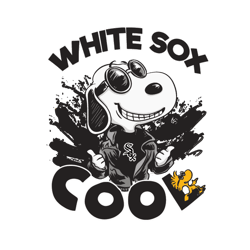 snoopy and woodstock white sox cool baseball vector, chicago white sox shirt svg, gift for mlb svg diy craft svg