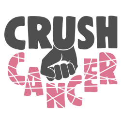 crush cancer svg, breast cancer svg, breast cancer awareness svg, cancer ribbon svg, file for cricut-2