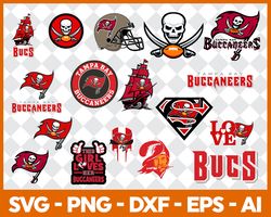 tampa bay buccaneers svg bundle, tampa bay buccaneers logo svg, nfl svg, sport svg, football svg, digital download