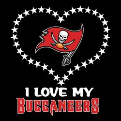i love my buccaneers svg, tampa bay buccaneers svg, nfl svg, sport svg, football svg, digital download