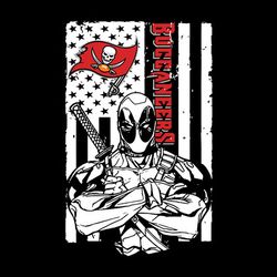 deadpool flag tampa bay buccaneers svg, nfl svg, sport svg, football svg, digital download