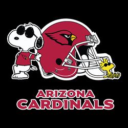 arizona cardinals snoopy and woodstock svg, nfl svg, sport svg, football svg, digital download