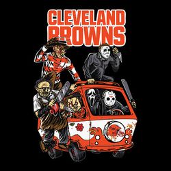 the killers club cleveland browns horror svg, nfl svg, sport svg, football svg, digital download