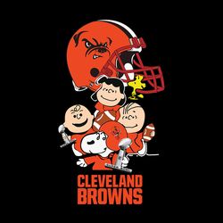 peanuts team cleveland browns svg, nfl svg, sport svg, football svg, digital download