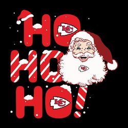 ho ho ho santa kansas city chiefs svg, nfl svg, sport svg, football svg, digital download